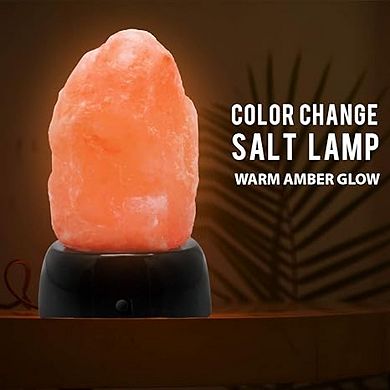 Himalayan Glow 904ac-b Himalayan Salt Lamp, Multicolor 2 Pack, 2-4 Lbs