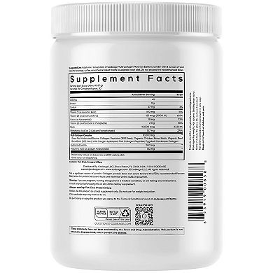 Codeage Platinum Multi Collagen Protein + Biotin Powder Supplement 11.50 oz