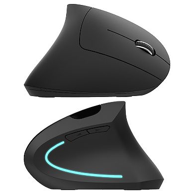 Delton S12 Wireless Ergonomic Keyboard & Optical Vertical Mouse Set (DKMKITERG12-WB)