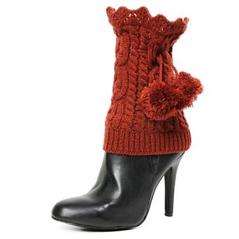 Blitzen Pom-Pom Knit Boot Toppers