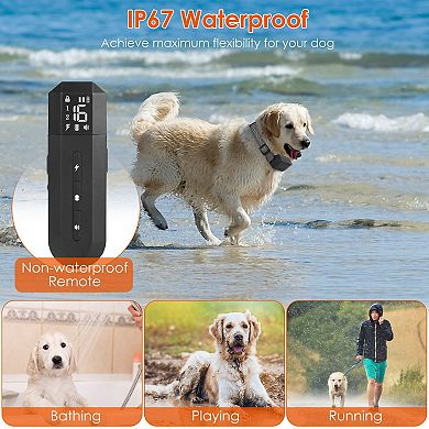 2624ft, Remote Dog Training Collar With 3 Modes Beep, Shock, Vibration
