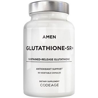 Amen Glutathione-SR+ Reduced L-Glutathione Supplement 60 ct