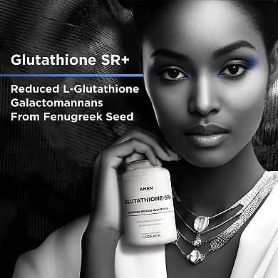 Amen Glutathione-SR+ Reduced L-Glutathione Supplement 60 ct