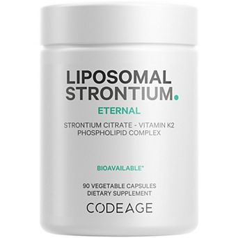 Codeage Liposomal Strontium + Vitamin K2 MK-7 Supplement 90 ct