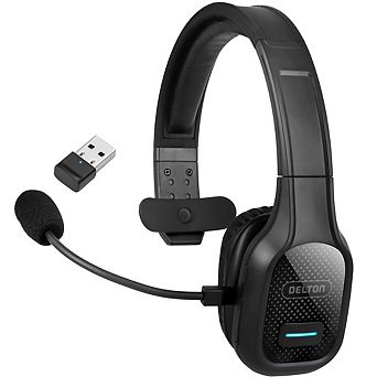 Delton 20x Pro Wireless Bluetooth Over-the-Head Headset with Auto-pair USB Dongle (DBTHEAD20XBTDL)