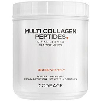 Codeage Multi Collagen Protein Powder Peptides Powder Supplement 20 oz