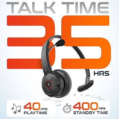 Delton 50x Noise Canceling Wireless Headset & Charging Dock (DBTHEAD50XBTDL)