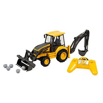 New Ray 1:18 Scale RC Backhoe Loader Toy