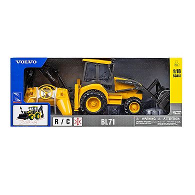 New Ray 1:18 Scale RC Backhoe Loader Toy