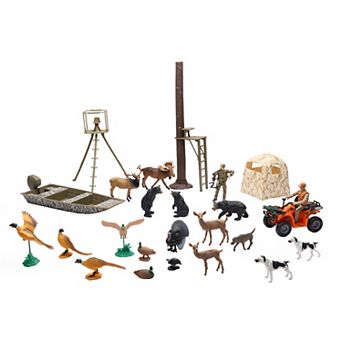 New Ray Wildlife Hunter Deluxe Hunting Model Set