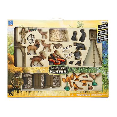 New Ray Wildlife Hunter Deluxe Hunting Model Set