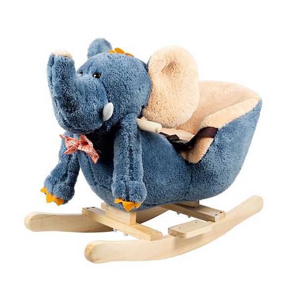 PonyLand Elephant Rocking Chair with Music