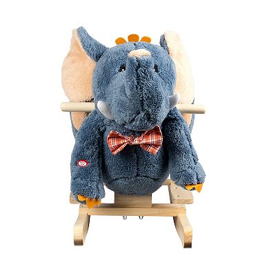 PonyLand Elephant Rocking Chair with Music