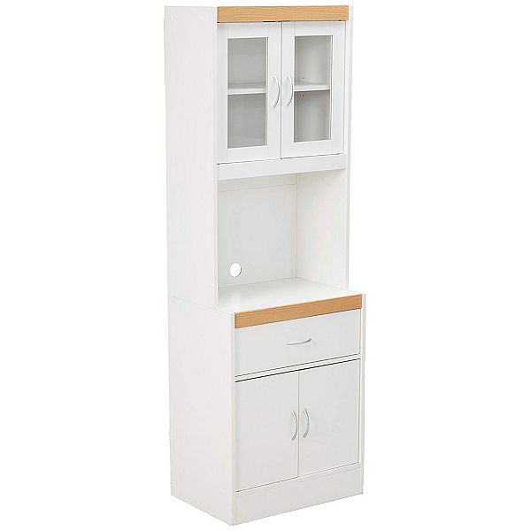 Hodedah Freestanding Kitchen Storage W/ Open Space For