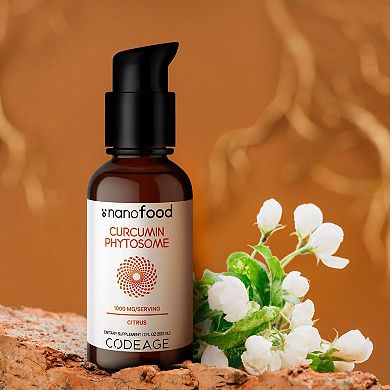 Codeage Liposomal Curcumin Phytosome Liquid Supplement 2 fl oz