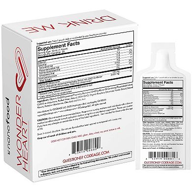 Codeage Wonder Heart Liquid CoQ10 Liposomal Ubiquinone Supplement 30 ct