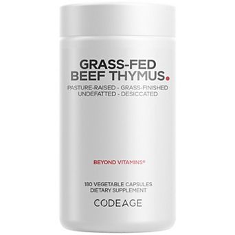 Codeage Grass-Fed Beef Thymus Glandular Supplement 180 ct