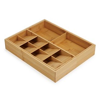 Joseph Joseph DrawerStore Bamboo Expandable Cutlery, Utensil, and Gadgets Organizer