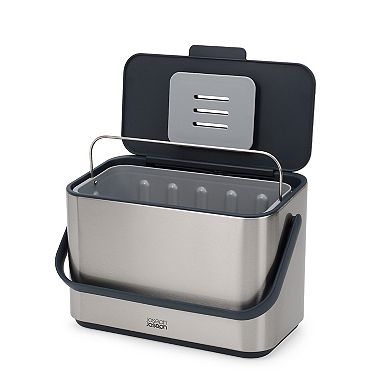 Joseph Joseph Collect 4-Liter Stainless Steel Food Waste Compost Caddy