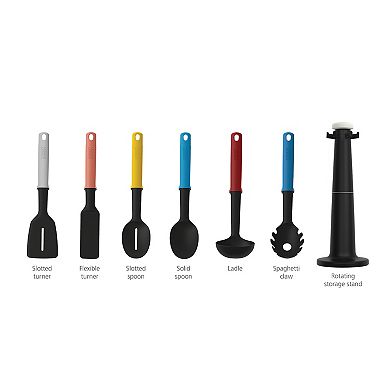 Joseph Joseph Elevate Carousel 6-pc. Utensil Set with Rotating Storage Stand