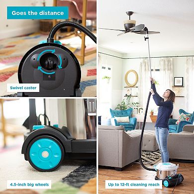Simplicity Vacuums Brio Variable Speed HEPA Canister Vacuum