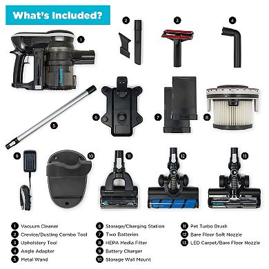 Simplicity Vacuums S65 Premium Cordless Stick Vacuum