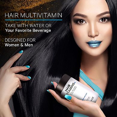 Codeage Hair Vitamins + Biotin Collagen Supplement 120 ct