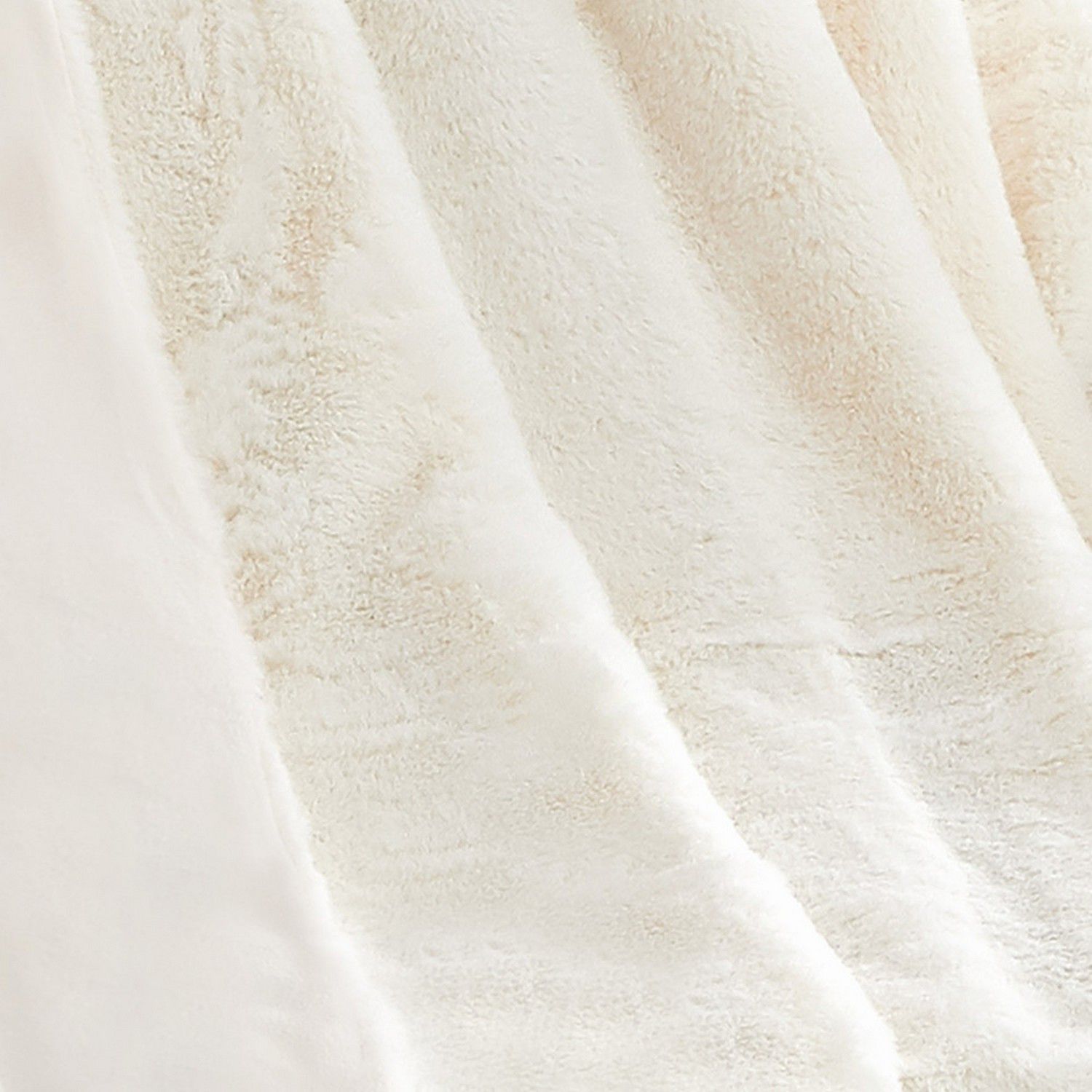 Royal Velvet Faux Rabbit Fur Throw - Thumbnail 4