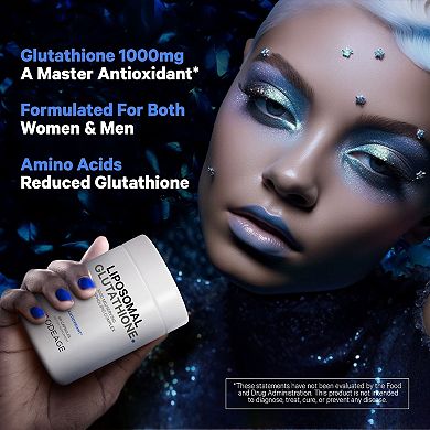 Codeage Liposomal Glutathione 1000mg L-Glutathione Supplement 60 ct