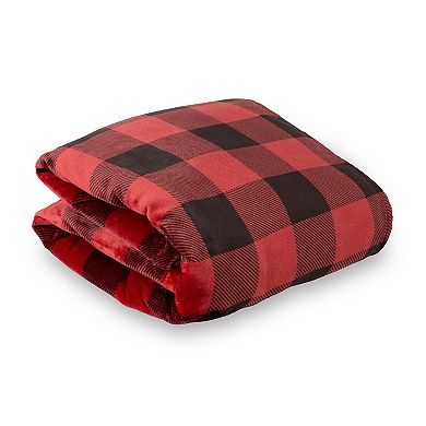 Peanuts Snoopy Red & Black Hooded Throw Blanket