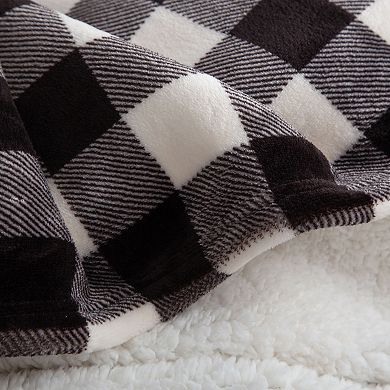 Peanuts Snoopy Black & White Hooded Throw Blanket