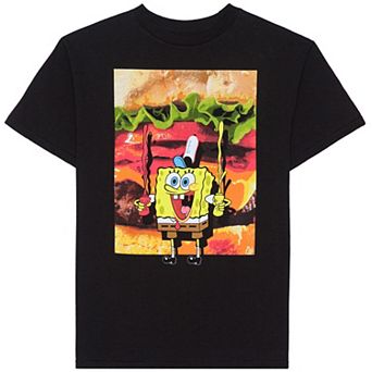 Boys 8-20 Nickelodeon SpongeBob Burger Bob Graphic Tee