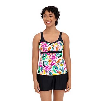 Women's ZeroXposur UPF 30+ Hopscotch Peasant Tankini