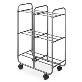 Whitmor Rolling 6-Shelf Organizer