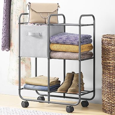 Whitmor Rolling 6-Shelf Organizer