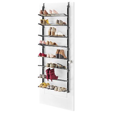 Whitmor 8-Tier Over-the-Door Shoe Rack