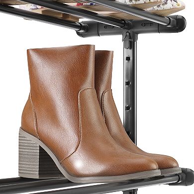 Whitmor 4-Tier Extendable Shoe Rack