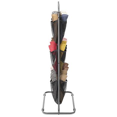 Whitmor 24-Pocket Metal and Mesh Shoe Rack