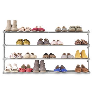 Whitmor 4-Tier Extendable Shoe Rack