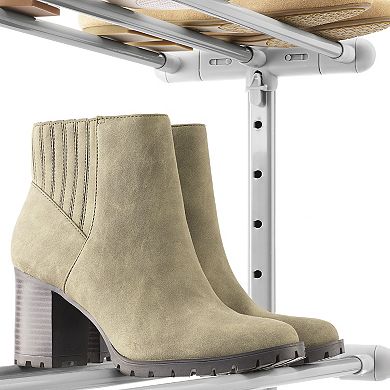 Whitmor 4-Tier Extendable Shoe Rack