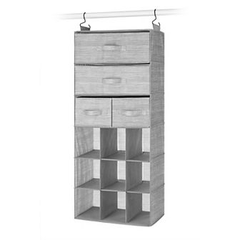 Whitmor Hanging Accessory Shelves with Drawer Storage