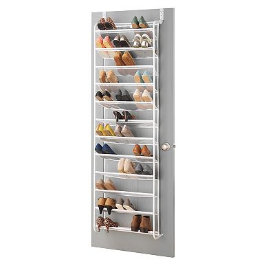 Whitmor 36-Pair Over-the-Door Shoe Rack