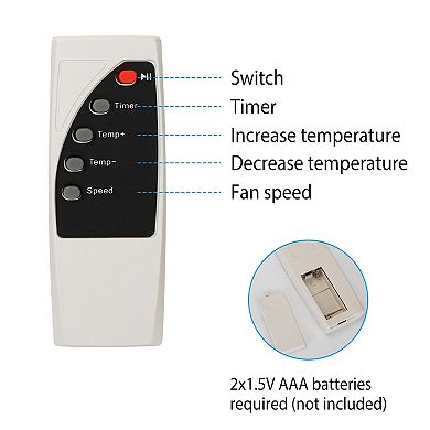 500w Adjustable Temperature With Remote Control