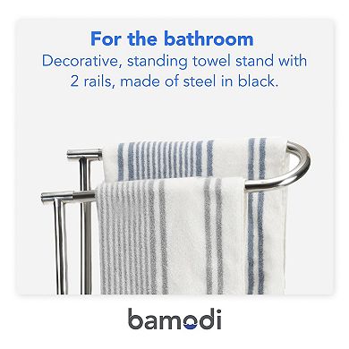 Freestanding Towel Rack For Bathroom Floor