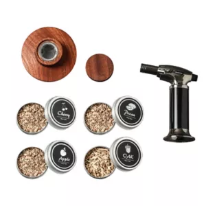 Brookstone Cocktail Smoker Kit with Torch, None