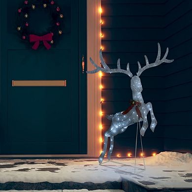 Flying Reindeer Xmas Décor With 120 Leds, Illuminate Holiday With Magnificent Effects Durability