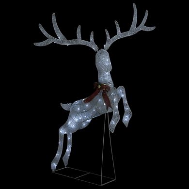 Flying Reindeer Xmas Décor With 120 Leds, Illuminate Holiday With Magnificent Effects Durability
