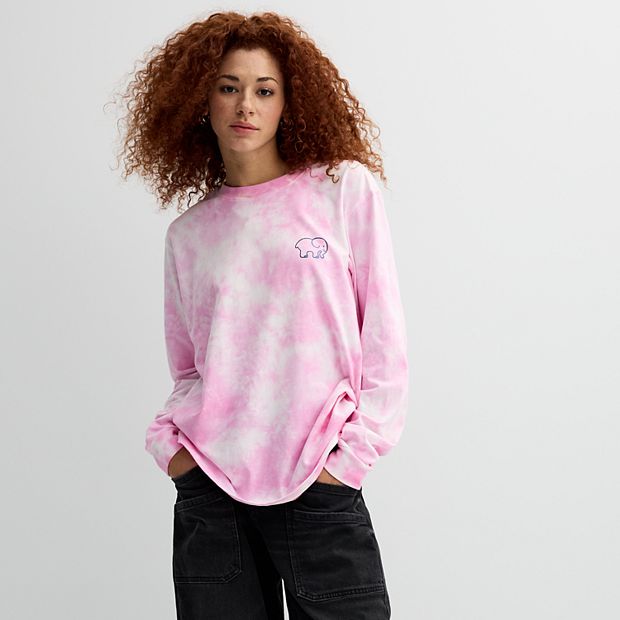 eLLa  ☆ flare long sleeve sweat Women's Black Hoodie with Structural Seams | Marcella