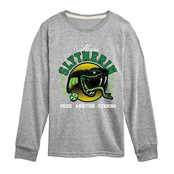 Boys 8-20 Harry Potter House Slytherin Long Sleeve Graphic Tee