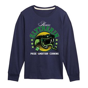Boys 8-20 Harry Potter House Slytherin Long Sleeve Graphic Tee